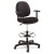 Alera Interval Series Swivel Task Stool, Supports Up To 275 Lb, 23.93" To 34.53" Seat Height, Black Fabric