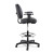 Alera Interval Series Swivel Task Stool, Supports Up To 275 Lb, 23.93" To 34.53" Seat Height, Black Faux Leather