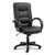 Alera Strada Series High-back Swivel/tilt Top-grain Leather Chair, Supports Up To 275 Lb, 17.91" To 21.85" Seat Height, Black