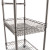 Three-tier Wire Cart With Basket, Metal, 2 Shelves, 1 Bin, 500 Lb Capacity, 28" X 16" X 39", Black Anthracite