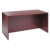 Alera Valencia Series Straight Front Desk Shell, 59.13" X 29.5" X 29.63", Mahogany