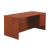 Alera Valencia Series Straight Front Desk Shell, 65" X 29.5" X 29.63", Medium Cherry