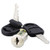 Core Removable Lock And Key Set, Silver, 2 Keys