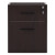 Alera Valencia Series Hanging Pedestal File, Left/right, 2-drawers: Box/file, Legal/letter, Mahogany, 15.63" X 20.5" X 19.25"