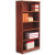 Alera Valencia Series Bookcase, Five-shelf, 31.75w X 14d X 64.75h, Medium Cherry