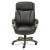 Alera Veon Series Executive High-back Bonded Leather Chair, Supports Up To 275 Lb, Black Seat/back, Graphite Base