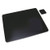 Leather Desk Pad With Coaster, 20 X 36, Black
