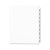 Preprinted Legal Exhibit Side Tab Index Dividers, Avery Style, 25-tab, 151 To 175, 11 X 8.5, White, 1 Set, (1336)