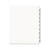 Preprinted Legal Exhibit Side Tab Index Dividers, Avery Style, 25-tab, 401 To 425, 11 X 8.5, White, 1 Set, (1346)