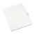 Avery-style Preprinted Legal Side Tab Divider, 26-tab, Exhibit E, 11 X 8.5, White, 25/pack, (1375)