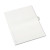 Avery-style Preprinted Legal Side Tab Divider, 26-tab, Exhibit F, 11 X 8.5, White, 25/pack, (1376)