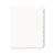 Preprinted Legal Exhibit Side Tab Index Dividers, Avery Style, 26-tab, A To Z, 11 X 8.5, White, 1 Set, (1400)