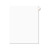 Preprinted Legal Exhibit Side Tab Index Dividers, Avery Style, 26-tab, A, 11 X 8.5, White, 25/pack, (1401)