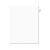 Preprinted Legal Exhibit Side Tab Index Dividers, Avery Style, 26-tab, B, 11 X 8.5, White, 25/pack, (1402)