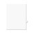 Preprinted Legal Exhibit Side Tab Index Dividers, Avery Style, 26-tab, S, 11 X 8.5, White, 25/pack, (1419)