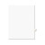 Preprinted Legal Exhibit Side Tab Index Dividers, Avery Style, 26-tab, T, 11 X 8.5, White, 25/pack, (1420)