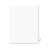 Preprinted Legal Exhibit Side Tab Index Dividers, Avery Style, 26-tab, Y, 11 X 8.5, White, 25/pack, (1425)