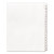 Preprinted Legal Exhibit Side Tab Index Dividers, Allstate Style, 25-tab, 26 To 50, 11 X 8.5, White, 1 Set, (1702)