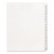 Preprinted Legal Exhibit Side Tab Index Dividers, Allstate Style, 25-tab, 126 To 150, 11 X 8.5, White, 1 Set, (1706)
