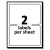 Removable Multi-use Labels, Inkjet/laser Printers, 3 X 4, White, 2/sheet, 40 Sheets/pack, (5453)