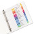 Customizable Toc Ready Index Multicolor Tab Dividers, 15-tab, 1 To 15, 11 X 8.5, White, Traditional Color Tabs, 1 Set