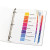 Customizable Toc Ready Index Multicolor Tab Dividers, Extra Wide Tabs, 8-tab, 1 To 8, 11 X 9.25, White, 1 Set