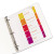 Customizable Toc Ready Index Multicolor Tab Dividers, Uncollated, 5-tab, 1 To 5, 11 X 8.5, White, 24 Sets