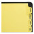 Preprinted Laminated Tab Dividers With Gold Reinforced Binding Edge, 12-tab, Jan. To Dec., 11 X 8.5, Buff, 1 Set
