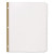 Index Dividers With White Labels, 8-tab, 11 X 8.5, White, 5 Sets