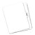 Preprinted Legal Exhibit Side Tab Index Dividers, Avery Style, 27-tab, A To Z, 11 X 8.5, White, 1 Set