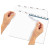 Print And Apply Index Maker Clear Label Dividers, Extra Wide Tab, 5-tab, White Tabs, 11.25 X 9.25, White, 5 Sets