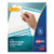 Print And Apply Index Maker Clear Label Dividers, 5-tab, White Tabs, 11 X 8.5, White, 25 Sets