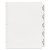 Print And Apply Index Maker Clear Label Dividers, Big Tab, 5-tab, White Tabs, 11 X 8.5, White, 5 Sets