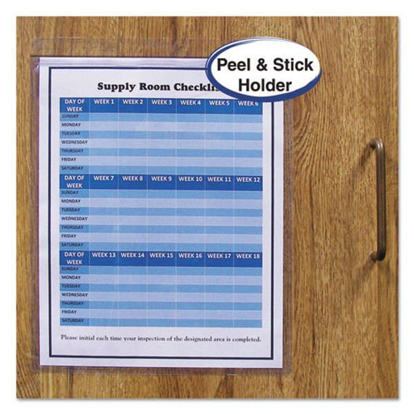 Self-adhesive Shop Ticket Holders, Super Heavy, 50 Sheets, 9 X 12, 50/box