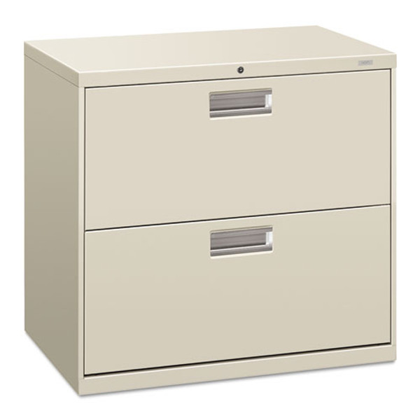 HON672LQ 600 Series Two-Drawer Lateral File, 30w x 19-1/4d, Light Gray