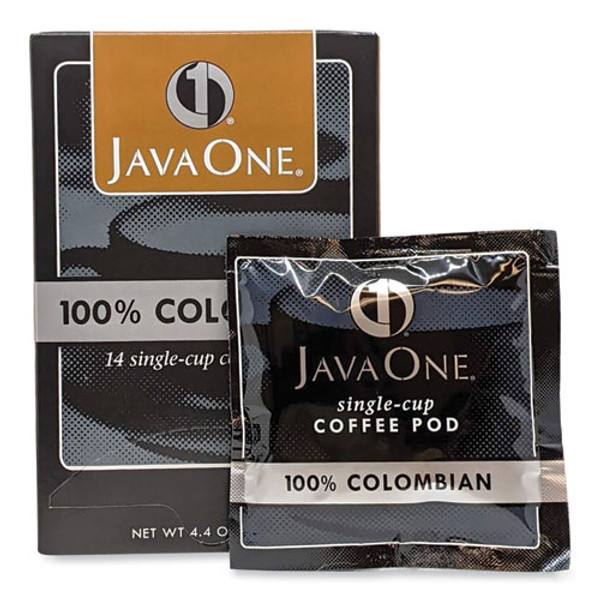 Coffee Pods, Colombian Supremo, Single Cup, 14/box