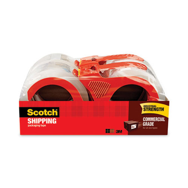 Scotch 3750 Commercial Grade Packaging Tape - MMM37504RD