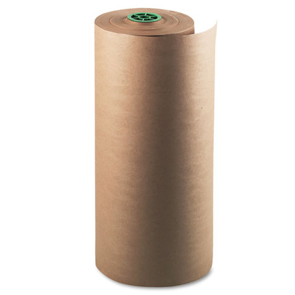 Kraft Paper Roll, 50 Lb Wrapping Weight, 24" X 1,000 Ft, Natural