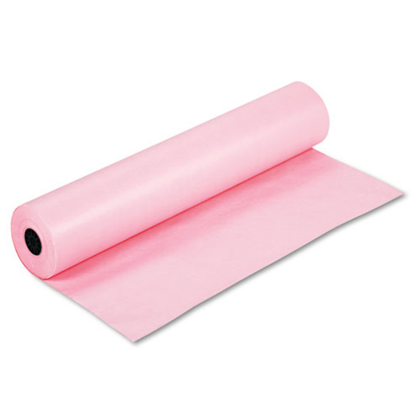 Rainbow Duo-finish Colored Kraft Paper, 35 Lb Wrapping Weight, 36" X 1,000 Ft, Pink