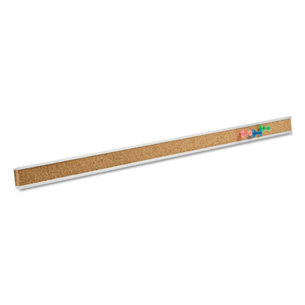 Bulletin Bar I, 1" X 48", Brown/silver