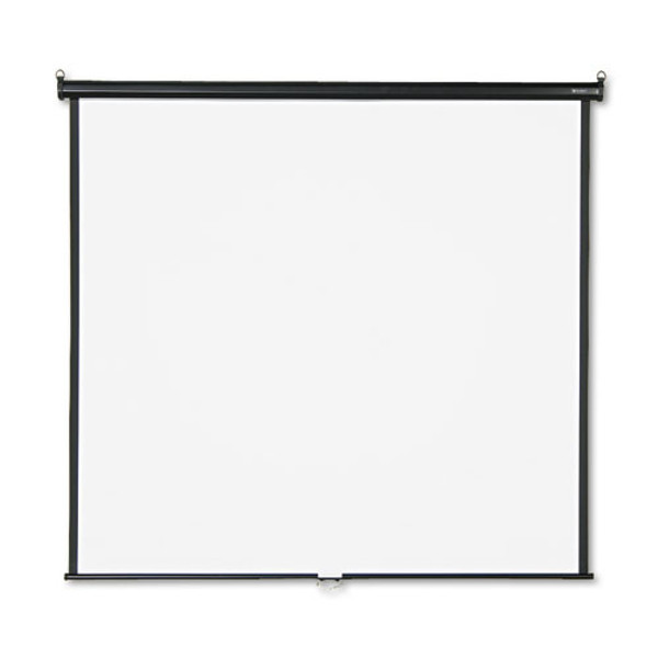 Wall Or Ceiling Projection Screen, 70 X 70, White Matte Finish