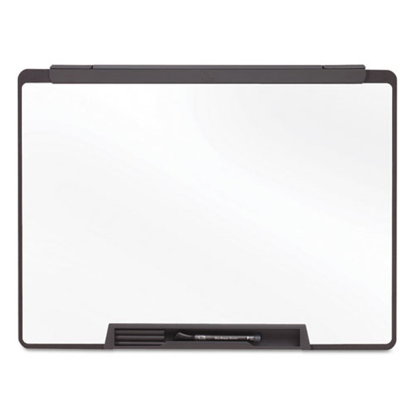 Motion Portable Dry Erase Marker Board, 36 X 24, White Surface, Black Plastic Frame