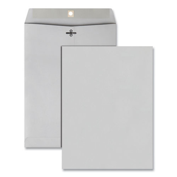 Clasp Envelope, 28 Lb Bond Weight Kraft, #90, Square Flap, Clasp/gummed Closure, 9 X 12, Executive Gray, 100/box Clasp Envelope, 28 Lb Bond Weight Kraft, #90, Square Flap, Clasp/gummed Closure, 9 X 12, Executive Gray, 100/box