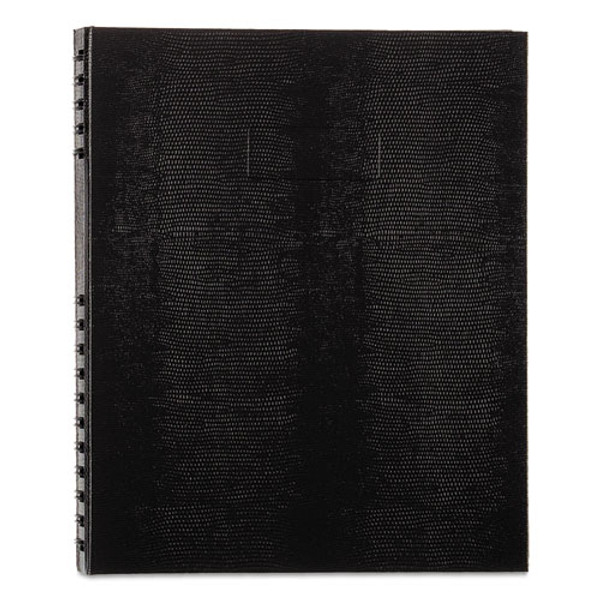 Notepro Notebook, 1-subject, Medium/college Rule, Black Cover, (100) 11 X 8.5 Sheets