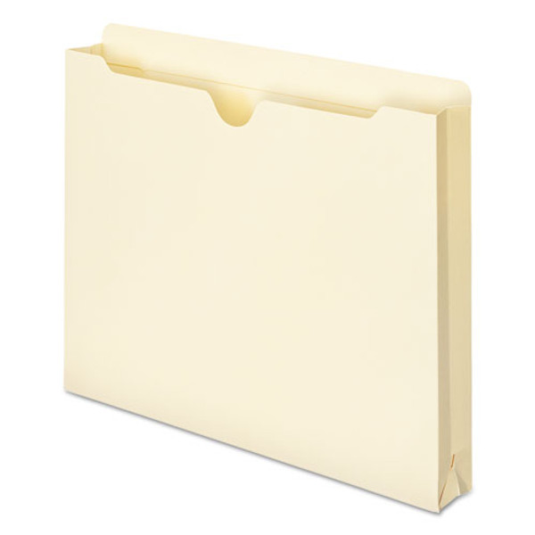 Manila File Jackets, 2-ply Straight Tab, Letter Size, Manila, 50/box - SMD75540