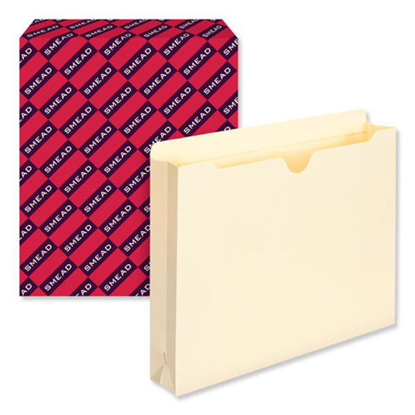 Manila File Jackets, 2-ply Straight Tab, Letter Size, Manila, 50/box - SMD75560