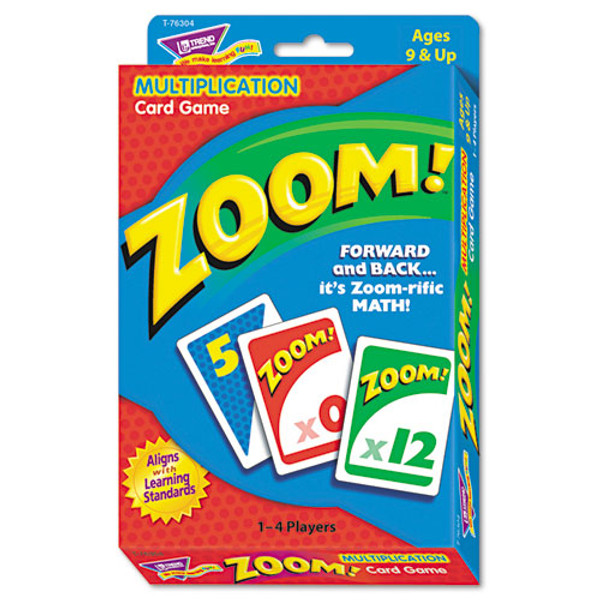 Zoom Math Card Game, Ages 9 And Up, 100 Cards/set
