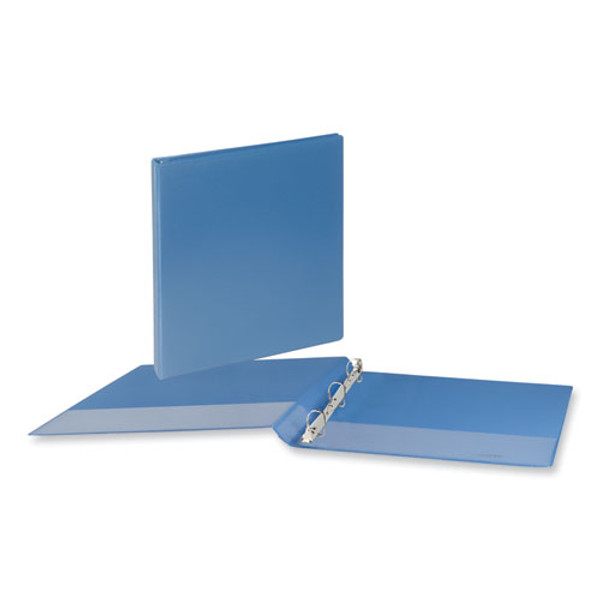 Slant D-ring View Binder, 3 Rings, 0.5" Capacity, 11 X 8.5, Light Blue