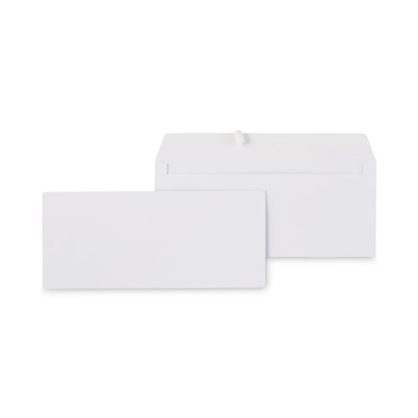 Peel Seal Strip Business Envelope, #10, Square Flap, Self-adhesive Closure, 4.13 X 9.5, White, 500/box - UNV36003