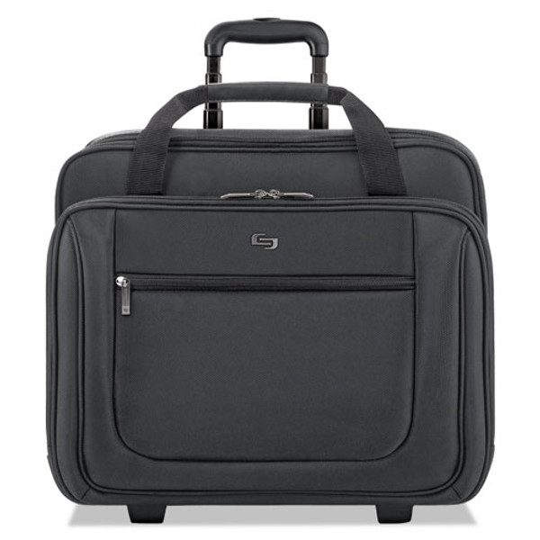 Classic Rolling Case, Fits Devices Up To 17.3", Polyester, 17.5 X 9 X 14, Black